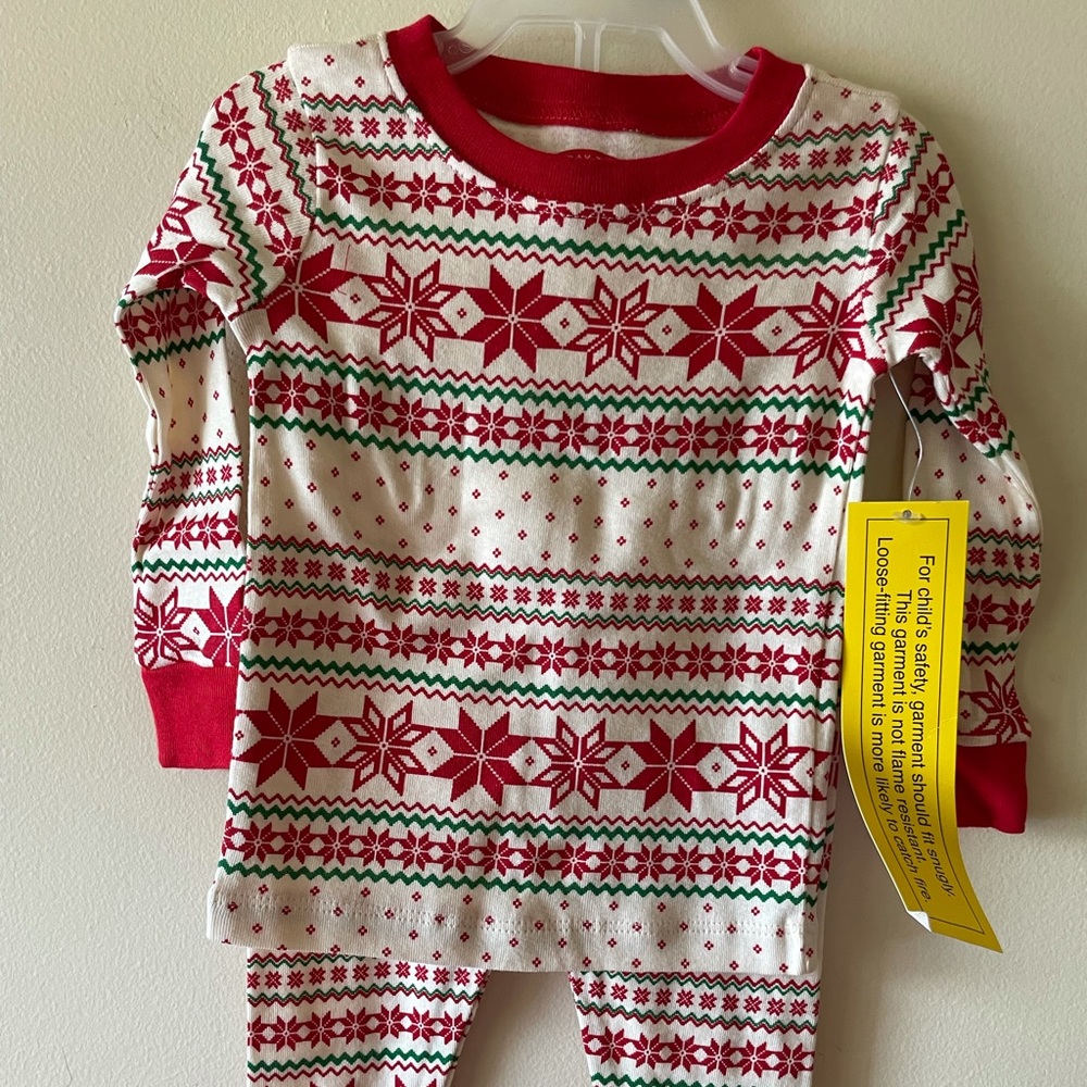 New Christmas pajamas set size 9 months